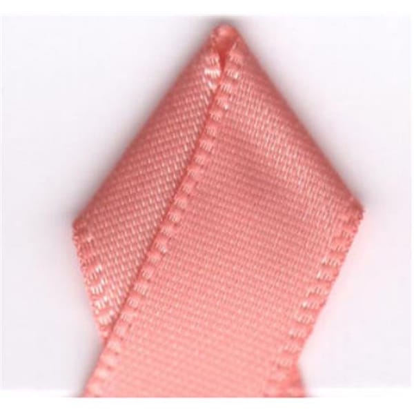 Papilion R074400230720100Y .88 in. Double-Face Satin Ribbon 100 Yards - Peach R074400230720100Y - main